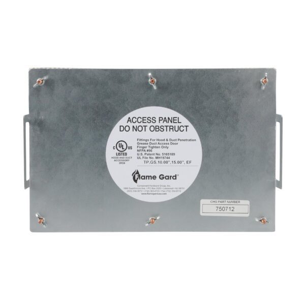 7" x 15" Flat Grease Duct Access Door